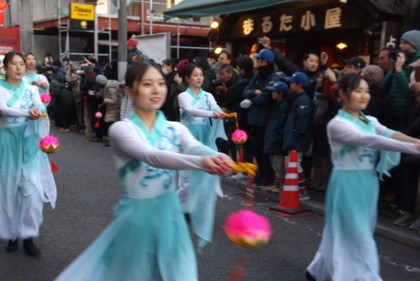 横浜中華街の祝舞遊行（４）